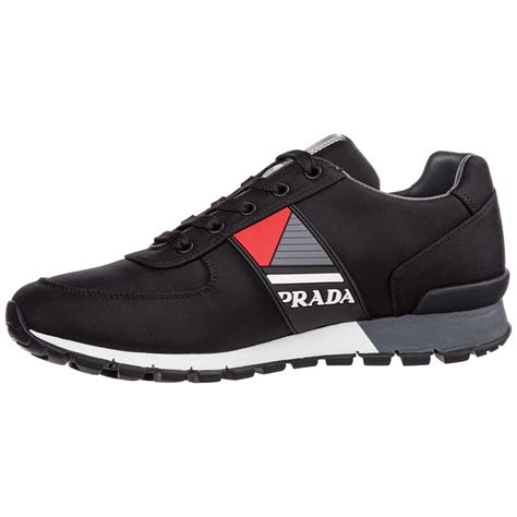 prada black men's sneakers